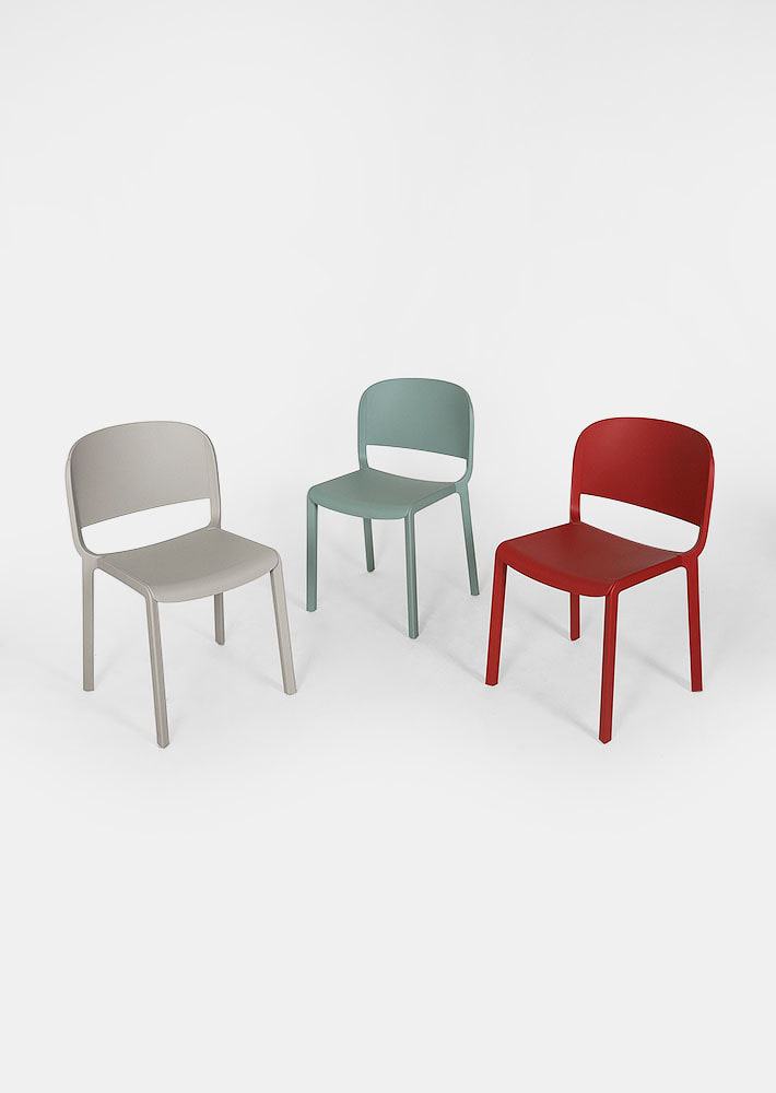 100158. Pedrali Dome Chair (3 color / 2 ea)