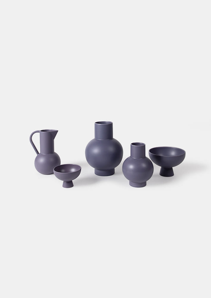100304. RAAWII Purple ash objet set